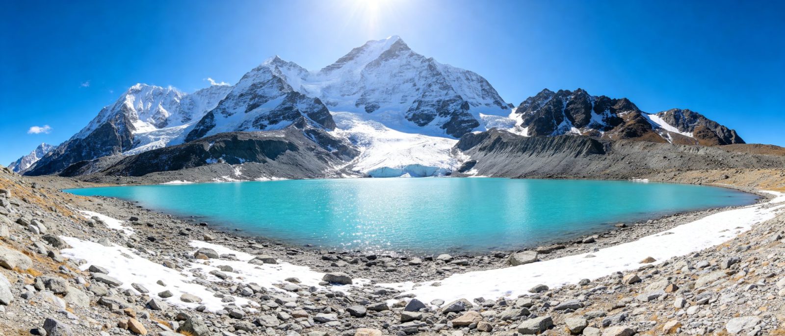 雪山湖泊高清壁纸预览