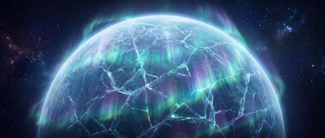 冰晶行星静态壁纸