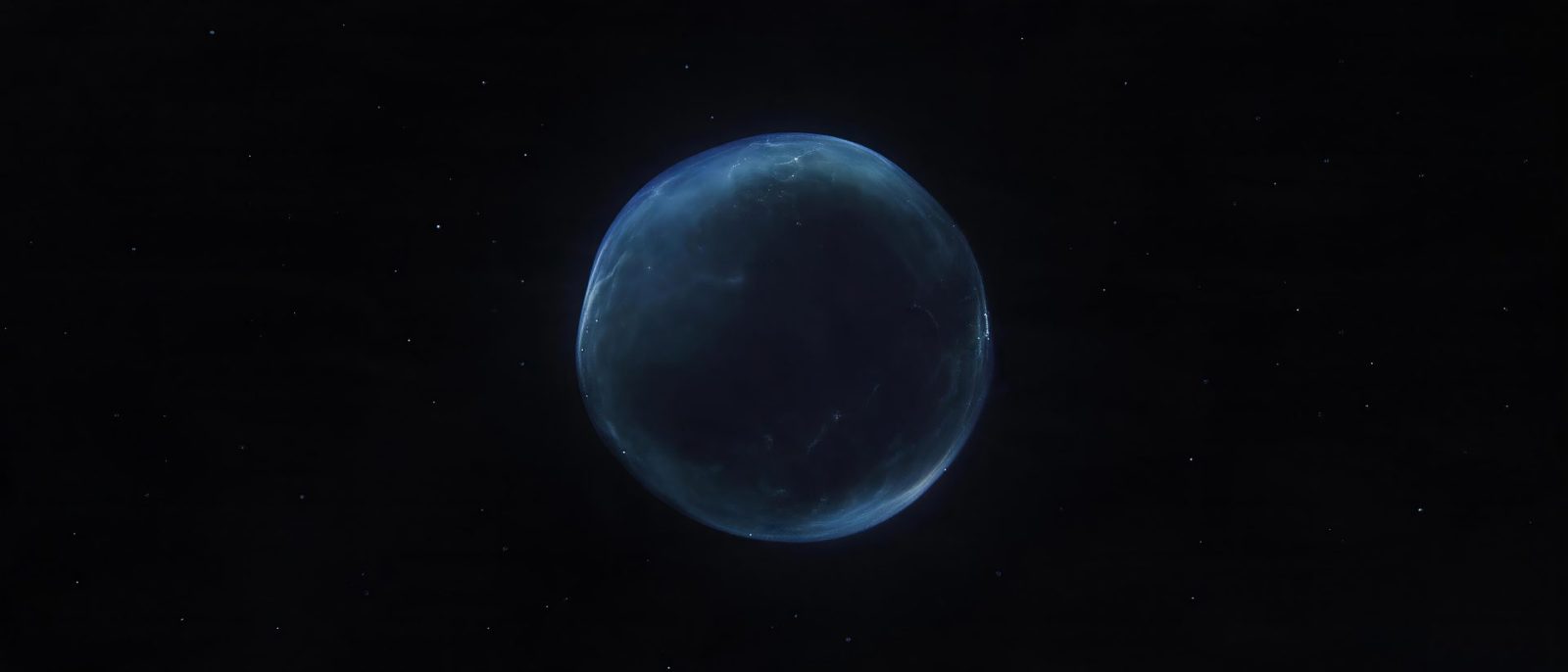 幽蓝气泡星云高清壁纸预览