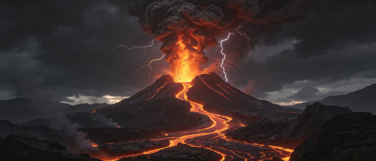 火山喷发高清壁纸预览
