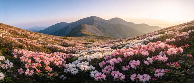 杜鹃花海静态壁纸