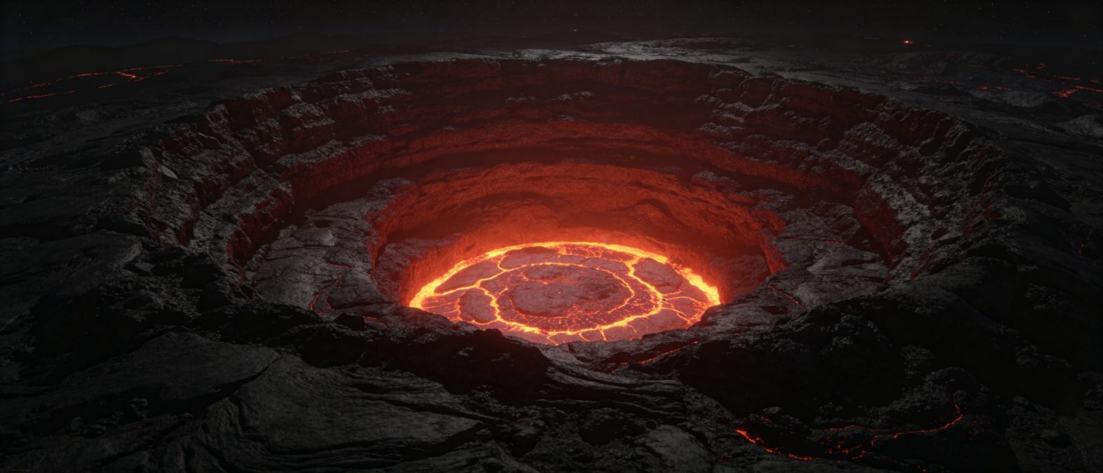 熔岩火山口高清壁纸预览