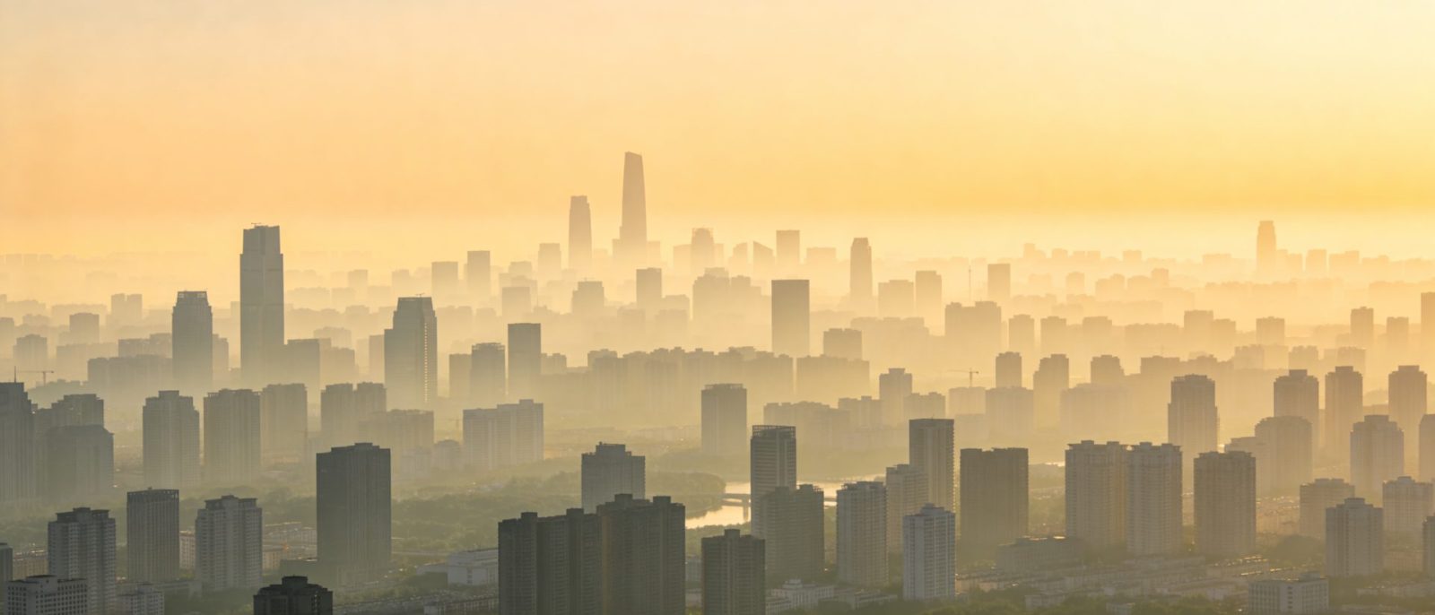 城市晨雾高清壁纸预览