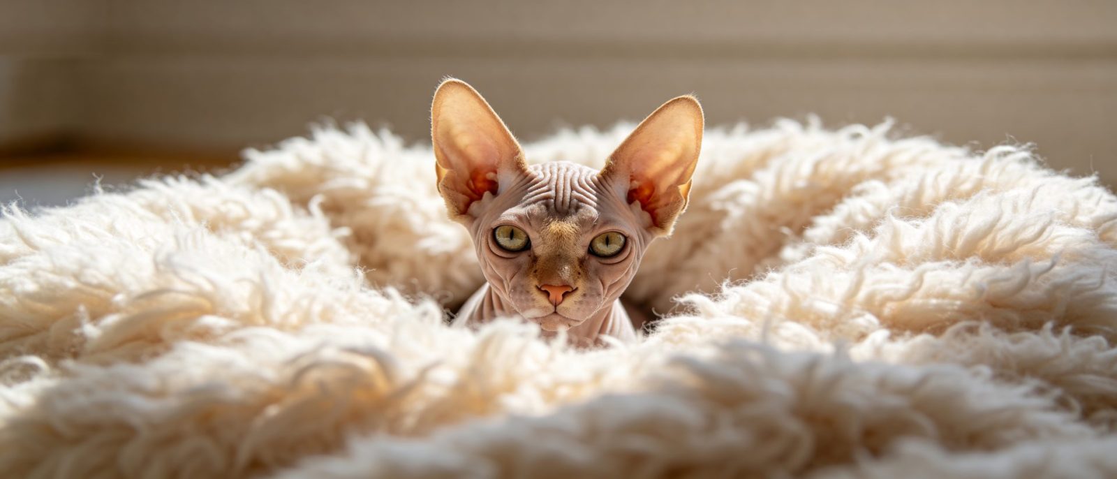 无毛猫绒堆高清壁纸预览