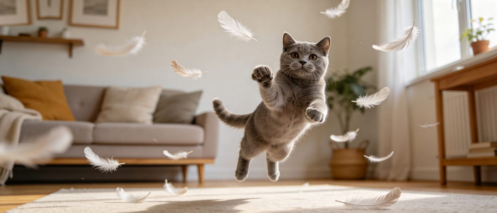 蓝猫追羽高清壁纸预览