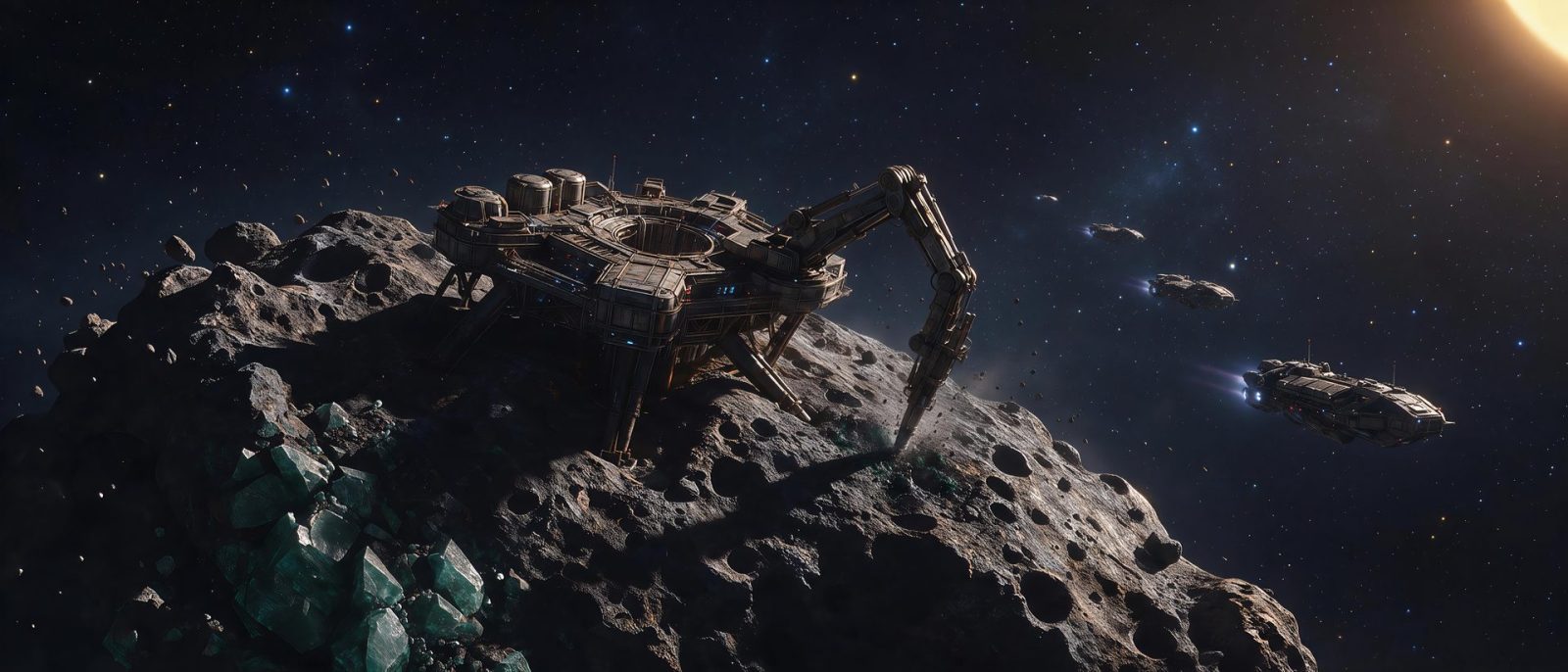 小行星采矿高清壁纸预览