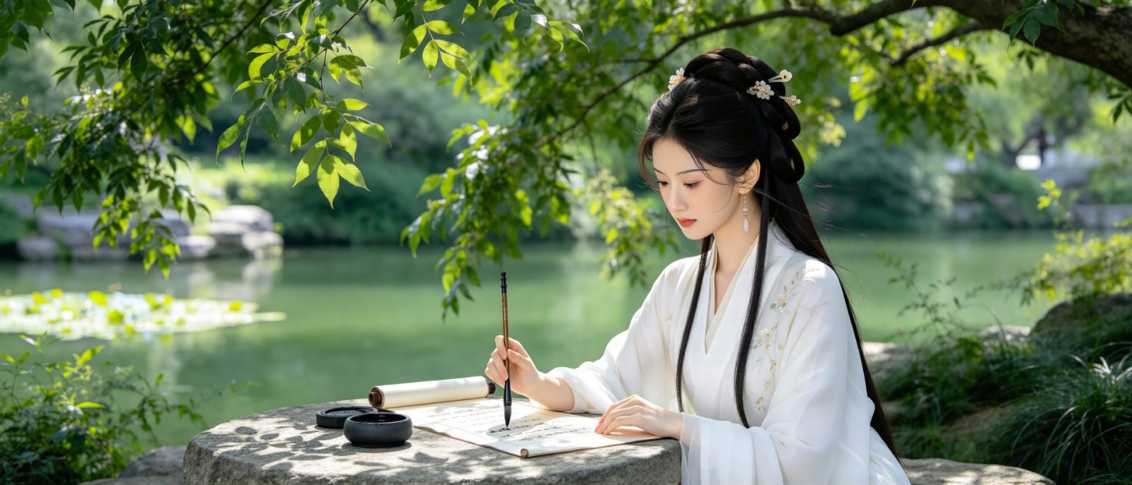 桐荫展卷高清壁纸预览