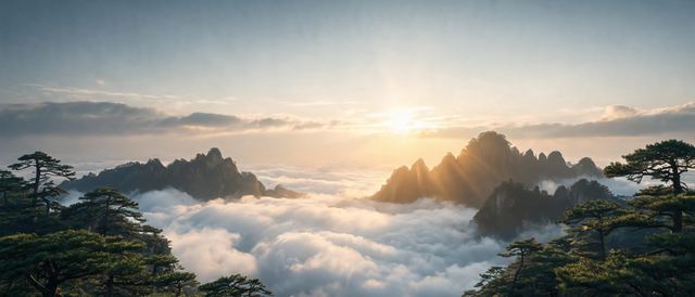 蓬莱仙山静态壁纸