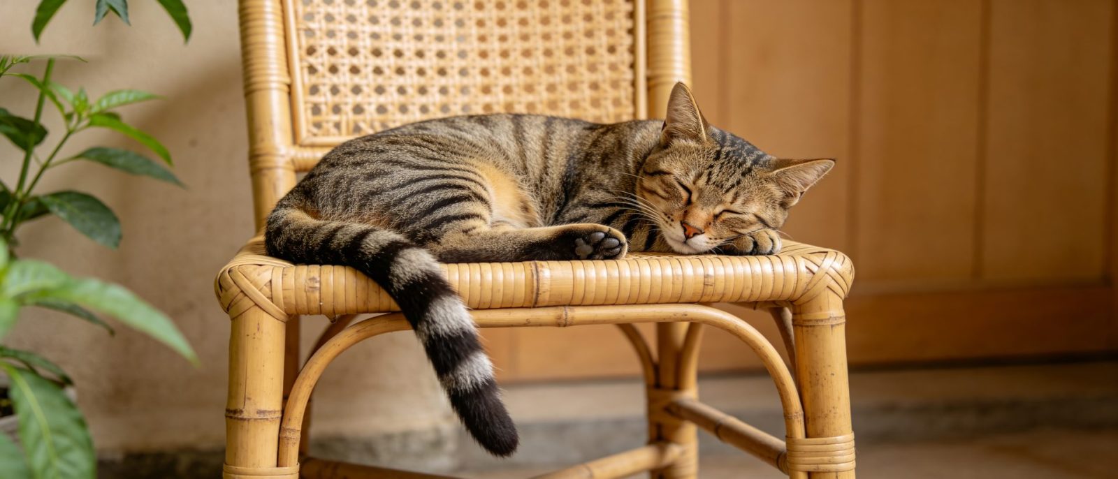 狸花猫打盹高清壁纸预览