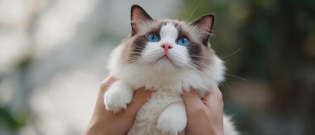 布偶猫怀抱静态壁纸