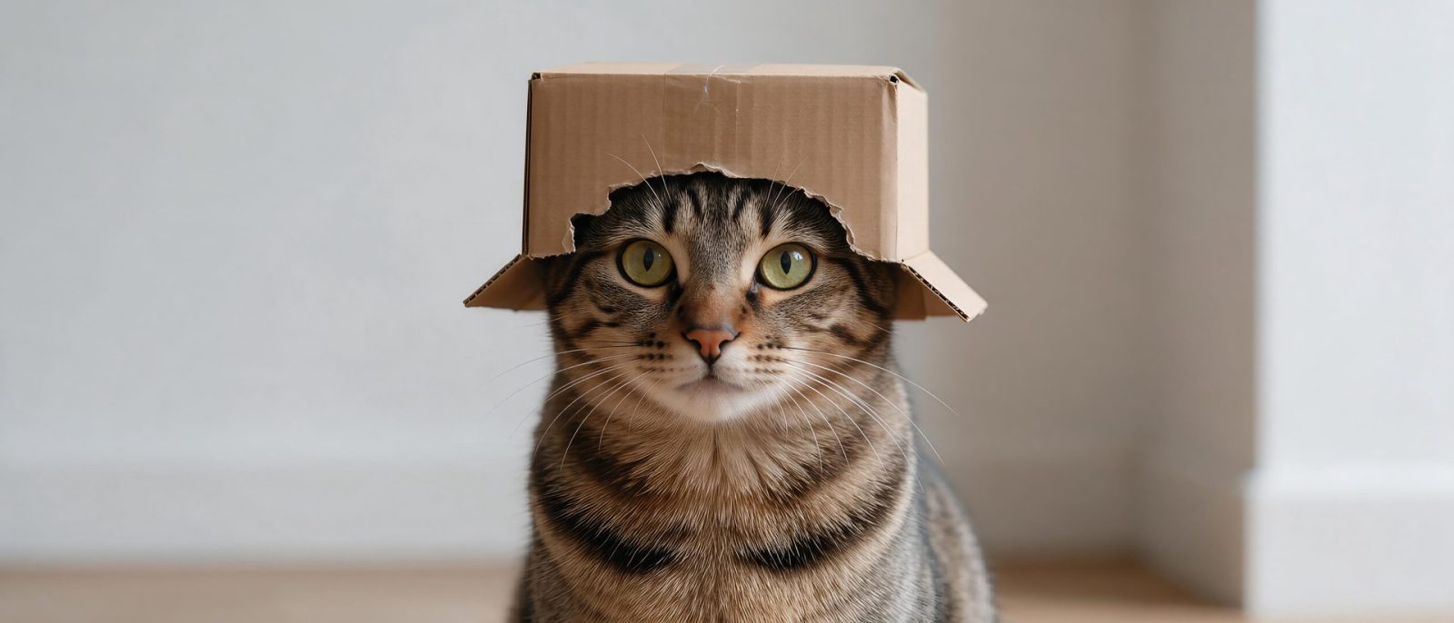 狸花猫纸箱高清壁纸预览