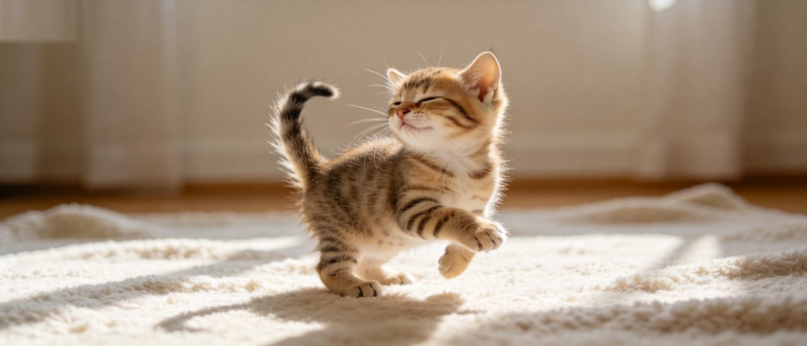 奶猫踩奶高清壁纸预览