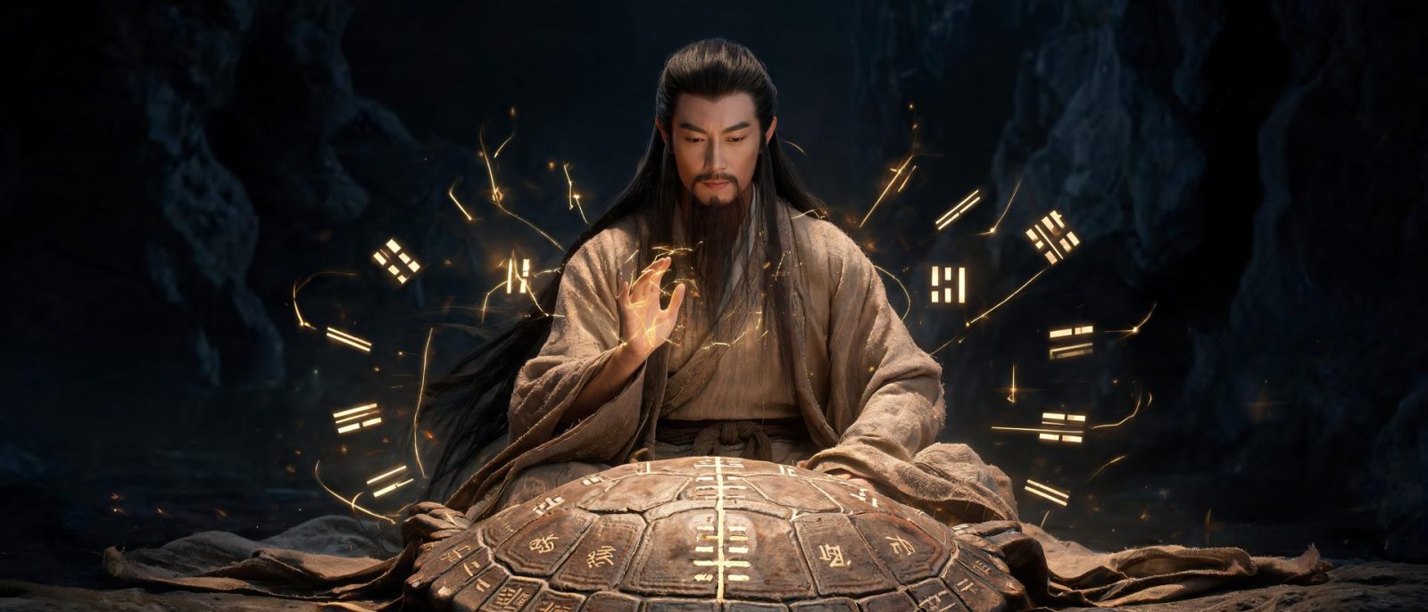 伏羲画卦高清壁纸预览