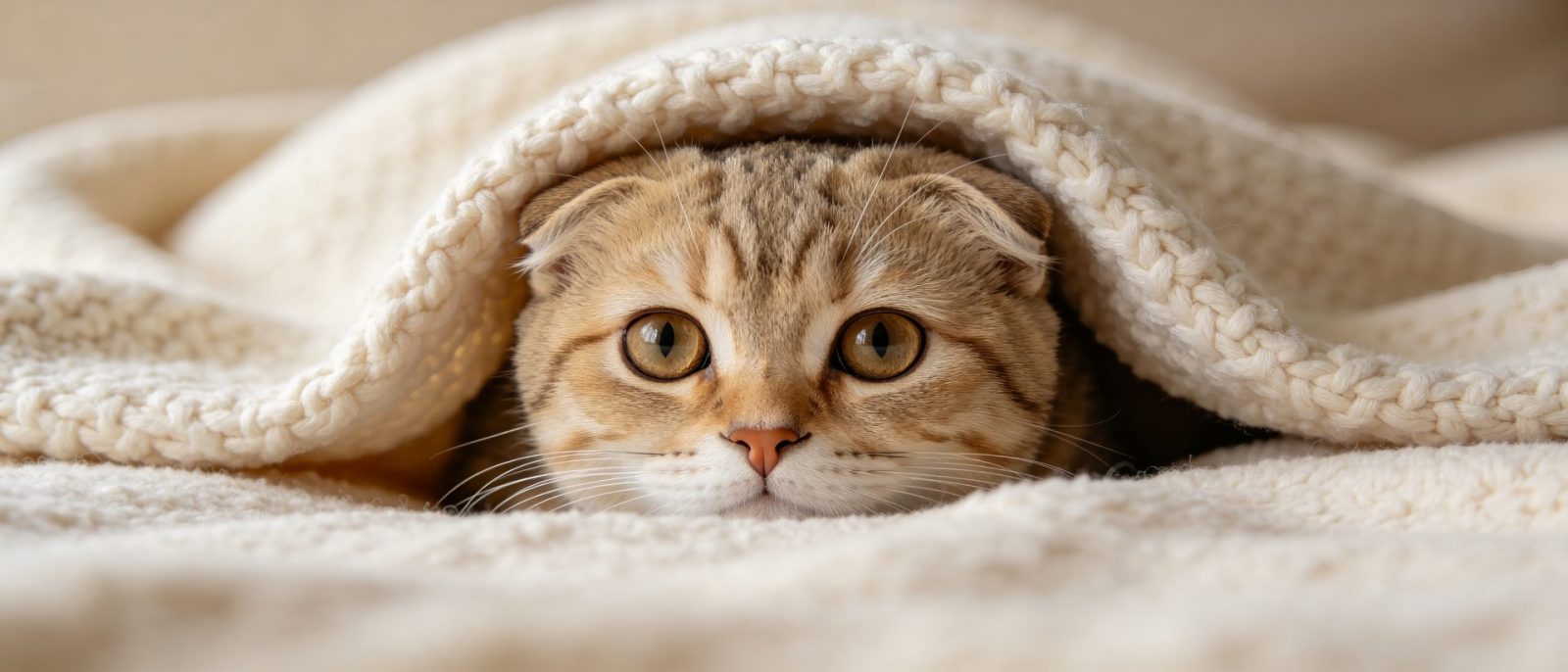 折耳猫毯洞高清壁纸预览