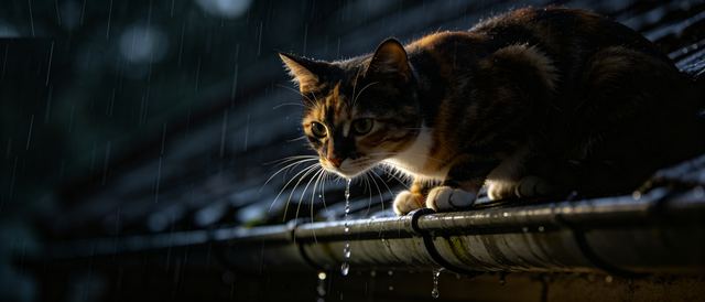 玳瑁数雨线静态壁纸
