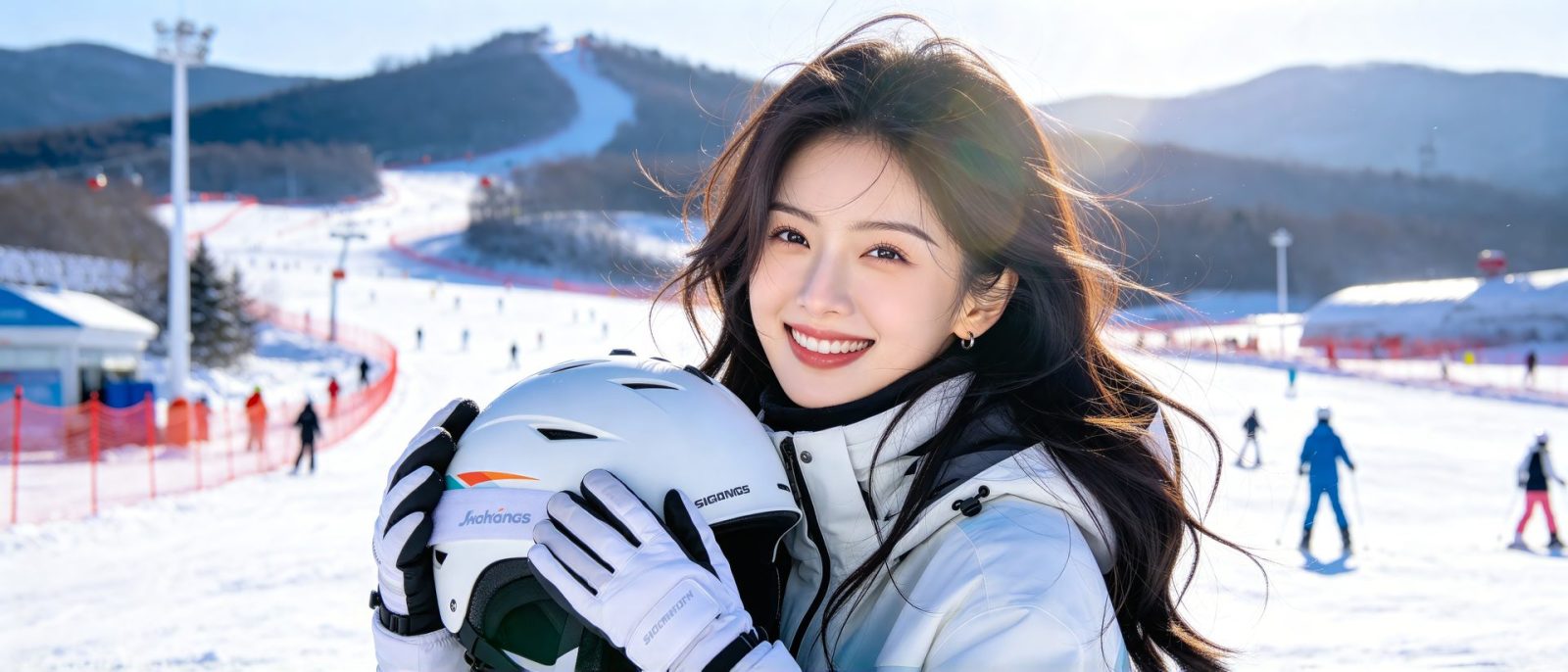 滑雪冬场高清壁纸预览