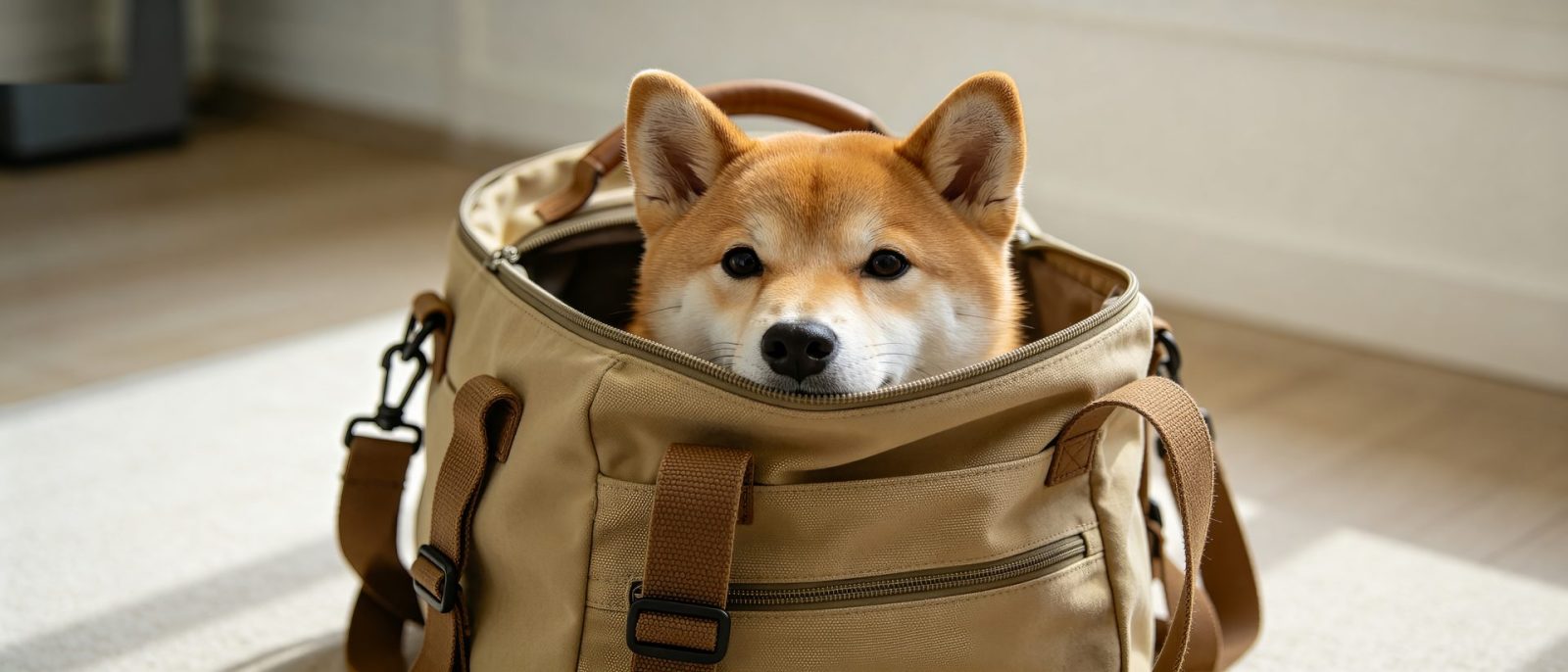 柴犬背包高清壁纸预览