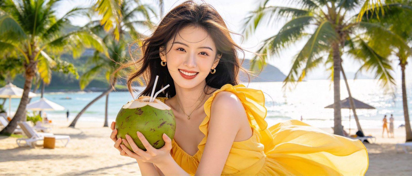 海滨晴夏高清壁纸预览