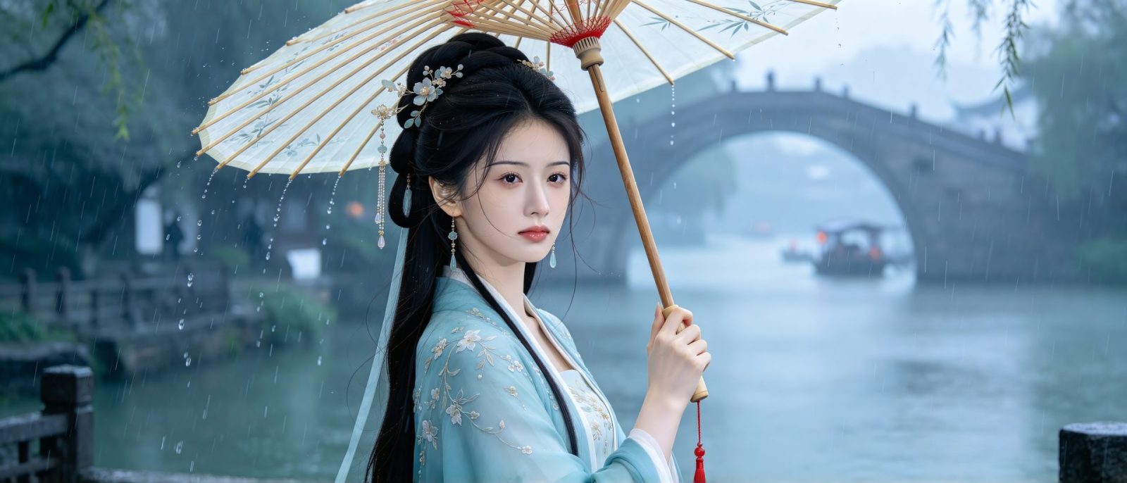 断桥烟雨高清壁纸预览