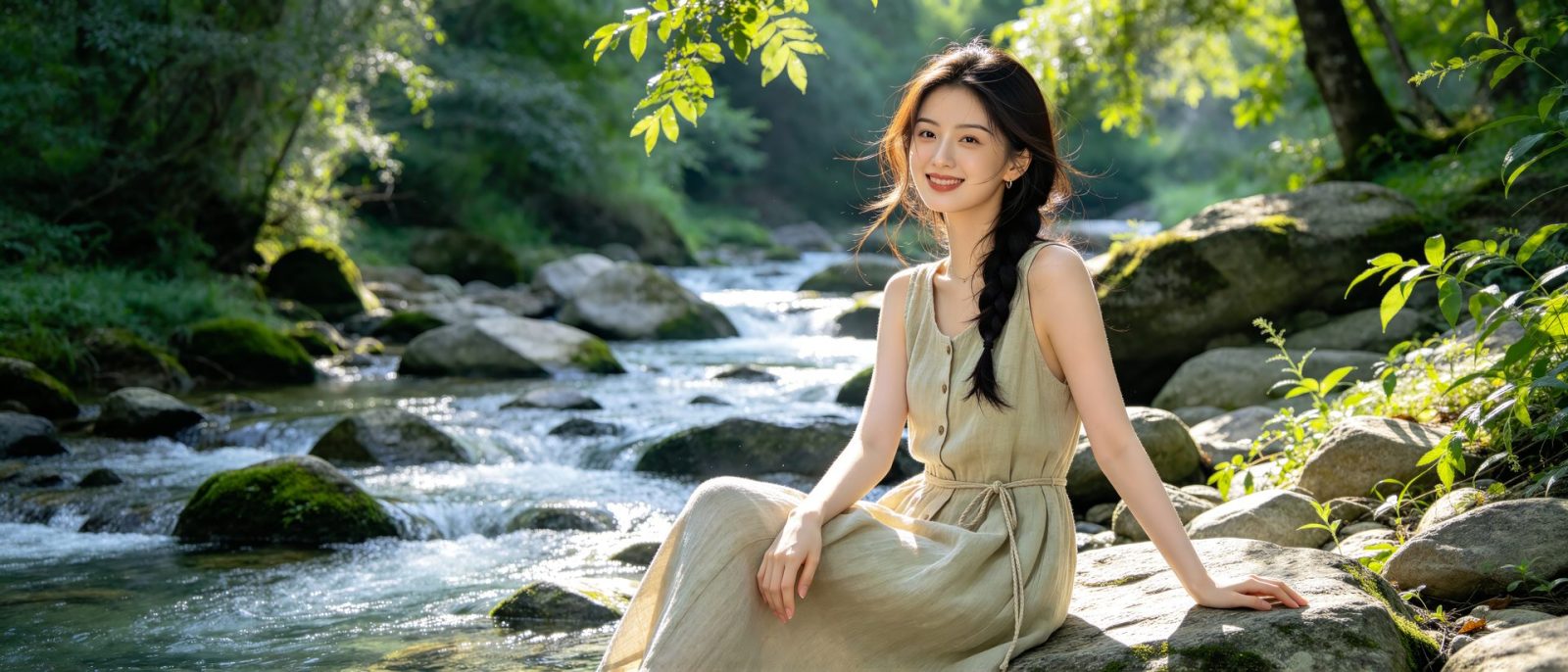 溪涧森夏高清壁纸预览